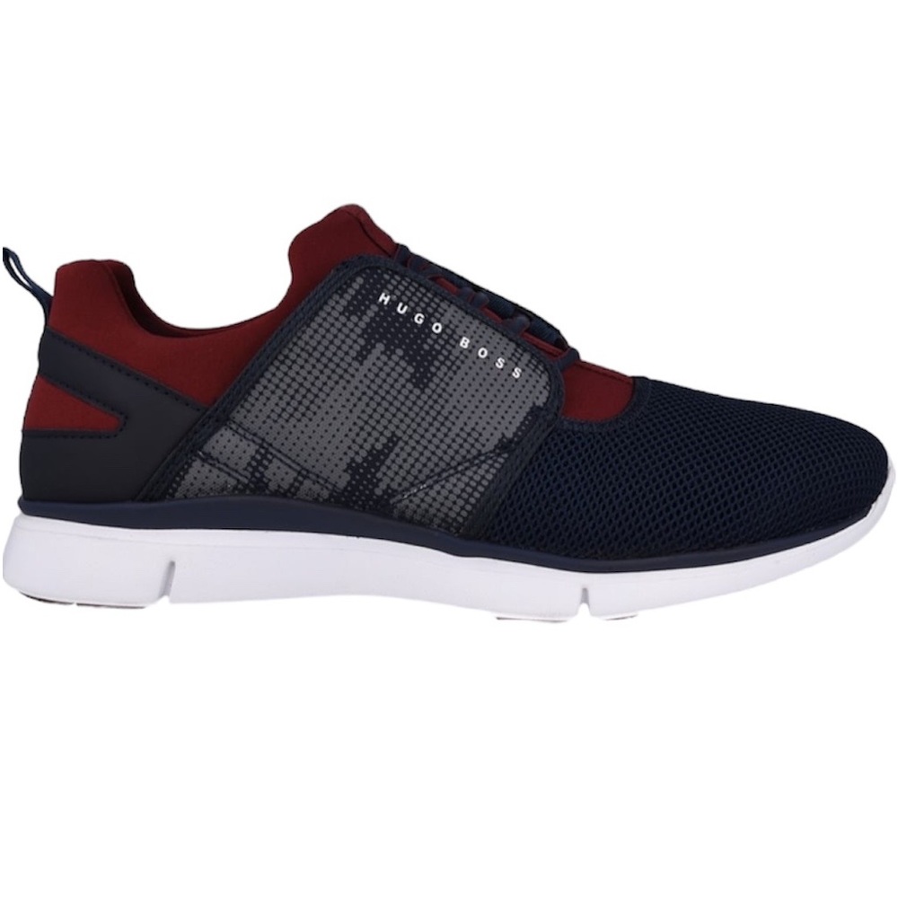 Hugo Boss Soft Mesh Blue/Red Trainer Sneakers size 41